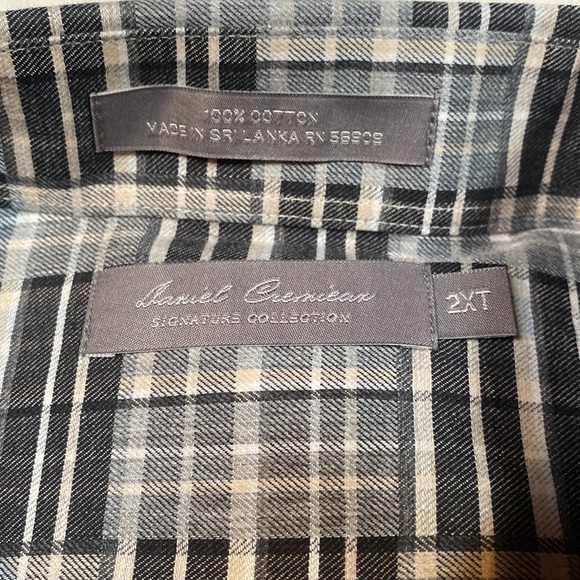 Daniel Cremieux Signature Collection Button Front Shirt - Picture 2 of 7
